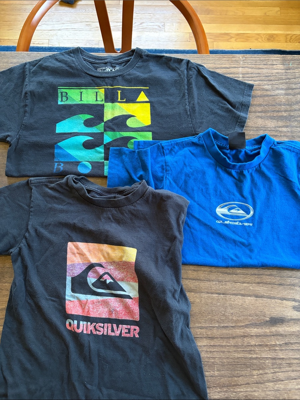 Quiksilver Kids Short-Sleeve Graphic Tees - Black & Blue